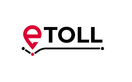 Logo drogowego systemu e-TOLL - następcy dotychczasowego systemu viaTOLL