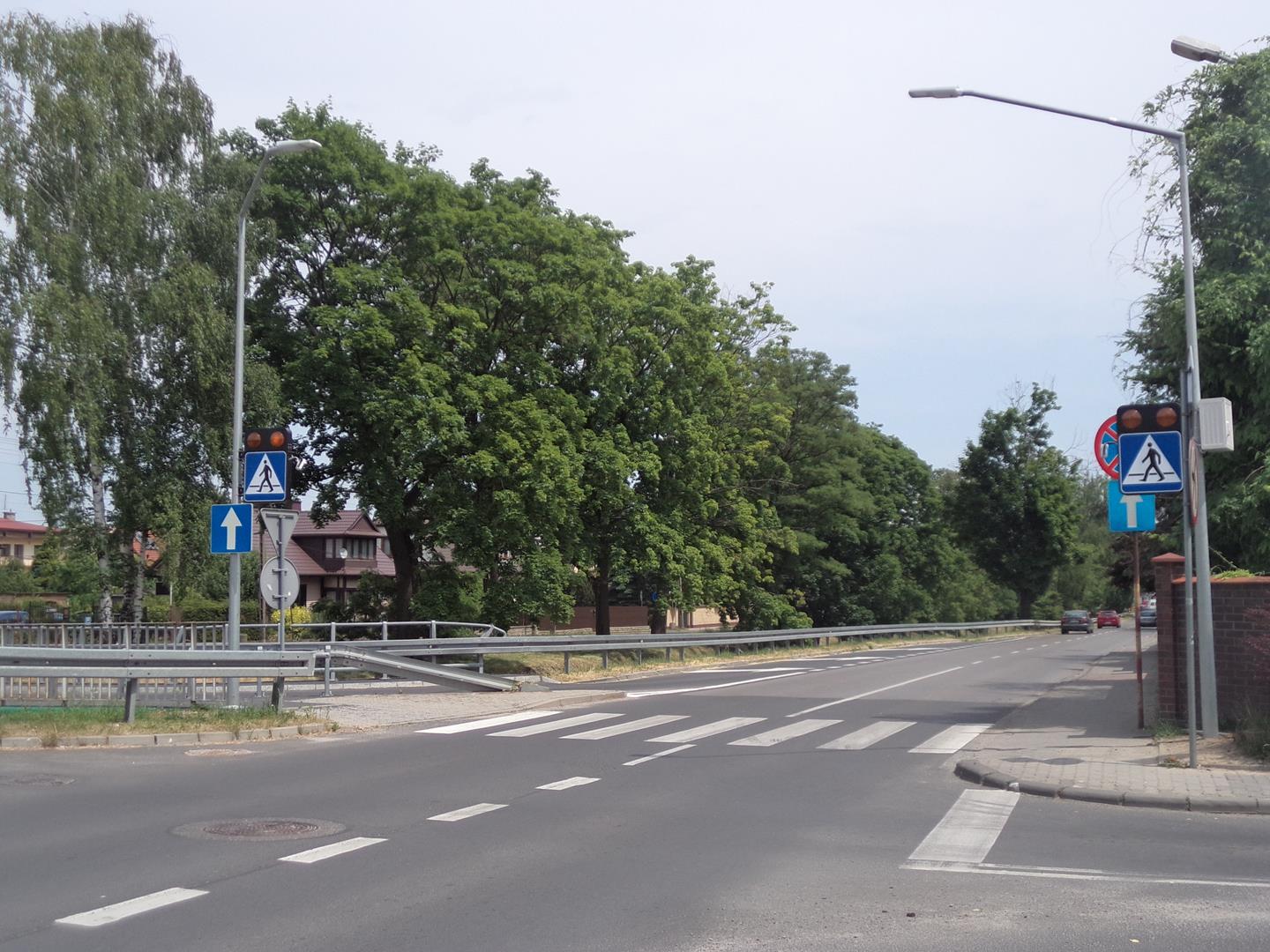 Przejście dla pieszych ul. Słowackiego - Żwirki i Wigury