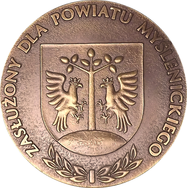 Medal: „Zasłużony dla Powiatu Myślenickiego” 