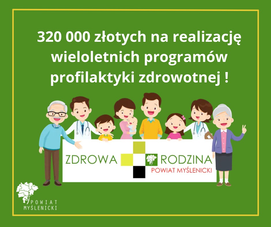 320 000 złotych na realizację wieloletnich programów profilaktyki zdrowotnej!